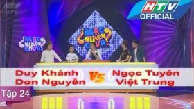 Ngạc Nhiên Chưa | Tập 24 | Duy Khánh - Don Nguyễn vs Ngọc Tuyên - Việt Trung | 16/3/2016